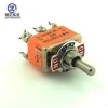 QZ Industrial 12MM 15A/250VAC 6 feet 3 files ON-OFF-ON Rocker arm shaking power switch Toggle switch E-TEN1322
