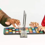 Race table game 2players battle family children  sliding puzzle board games magic block educational toys