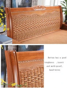 Rattan Bed Wicker Rattan Double Bed Natural Rattan Bed