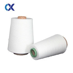 raw white polyester cotton yarn 65/35 for knitting