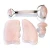 Import Real Jade Roller Various Natural Stone Rose Quartz Roller Anti-Aging Gua Sha Facial Massager Tool For Face Neck and Eyes from China