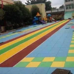 Recycled material floor mat shockproof rubber