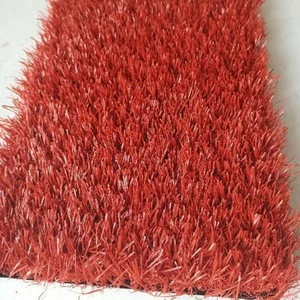 Red Artificial Grass for Run Track/Warning Track