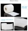 red printed packing 3 ply soft toilet tissue virgin with standard roll virgin pulp paper
