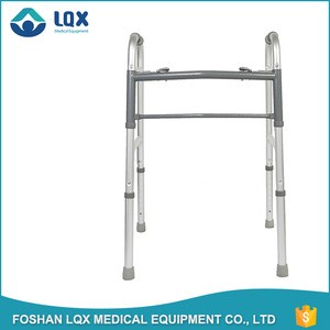 Rehabilitation therapy supplies dual release aluminum adult height adjustable hospital walker
