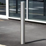 Residential Thin Parking Post 304L Stainless Steel Road Safety Goods