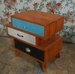 Retro Furniture 3 Drawers Nightstand