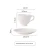 Import Retro restaurant  coffee cups and  saucers set embossed dim sum plate coffee set steam pitcher tea cup and saucer porcelain from China