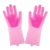Import Reusable scrub silicone household kitchen clean gloves  & silicone dog pet glove from China