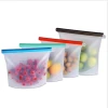 Reusable Silicone Food Storage Bags Airtight Seal Food Preservation Bag for Sandwich Liquid Snack Meat Vegetable