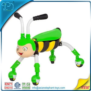 Ride On Animal Honey Bee Toys For Plastic Bee car With EN71