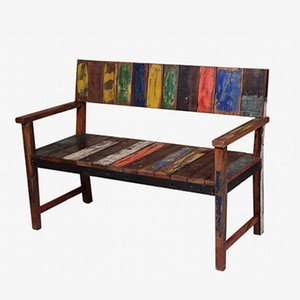 Robby Boat Wood Outdoor Bench