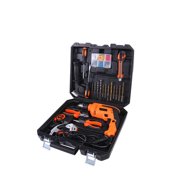Ronix Impact Drill ROX010-1 Household Craftman Tool Set, Household DIY Tool Kit Set