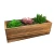 Import Rustic Wood Planter w/ 3 Faux Succulent Plants &amp; Moss/Decorative Windowsill Plant Container Box from China