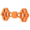 Safe and strong  rubber interactive dog toy  for tug war, exercise and  fetch training