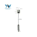 safety lighting stainless steel hanging kit suspended cable with ceiling attachment Stainless Wire Rope