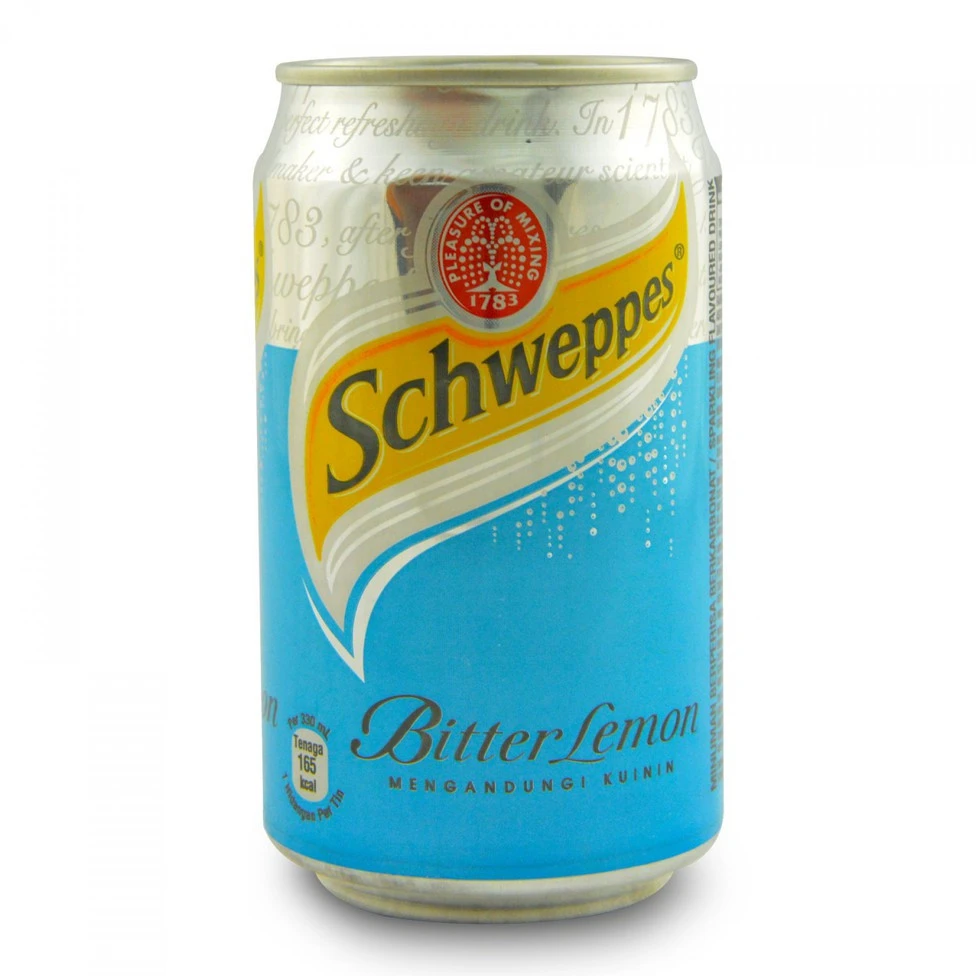 Schweppes Soda Water 330ml Can/ Carbonated Drinks Canned Drink Beverage