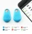 Import Self-defensive Alarm Keychain One Touch Find Key Chain Keychain Self-portrait Anti-lost Anti-theft For Women Children 2021 New from China