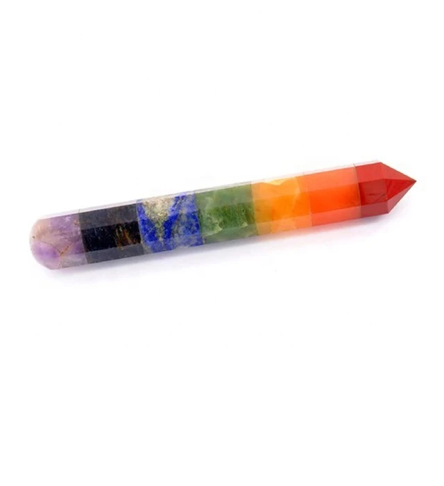 Seven Chakra Agate Stone Healing Stick: Wholesaler, Supplier and Manufacturer of Agate Products