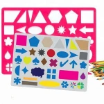 shape drawing stencil / shape stencil/ geometric figure stencil