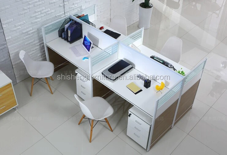 Shisheng Cheap cubicles white office partition and workstation