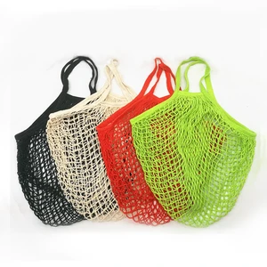 Shopping grocery organic cotton mesh bag