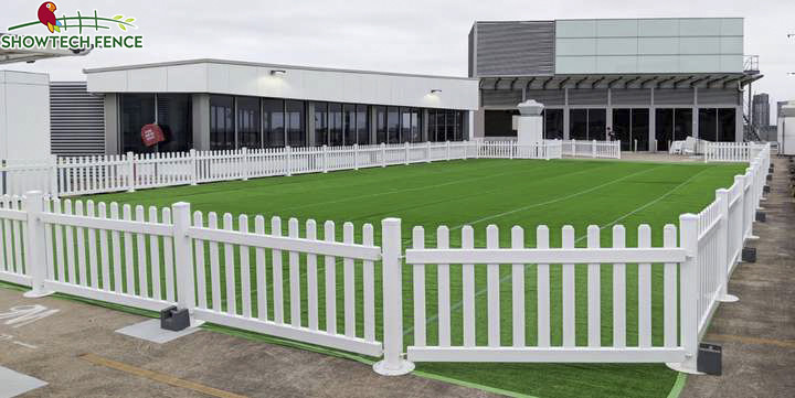 Buy Showtech Uv Protected Plastic Pvc Picket Event Temporary Fence from ...