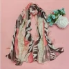 silk style and long style of length silk shawls and scarves