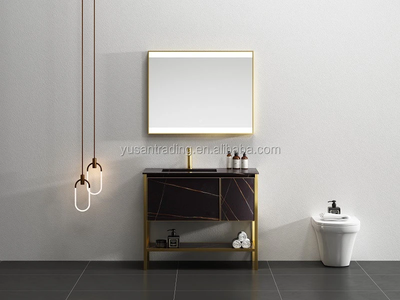 Simple luxury Bathroom Vanity French style bathroom Cabinet Antique Cabinet Bathroom Vanity for Hotel Project