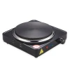 Single burner electric hot plate with solid hotplate