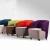 Import Single seater hotel fabric upholstered tub chair with castors for removable for living room from China
