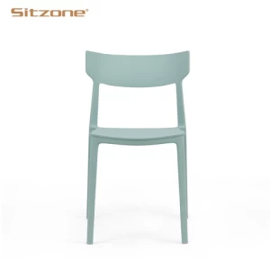 sitzone office furniture durable plastic stackable chair armless dining chair office leisure chair