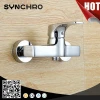 SKL-33313 wall mounted chrome plating brass bath shower faucet