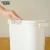 Import Slim and Stylish rubber packing portable deodorizing trash bin with handle for reducing odors , with washable inner box from Japan