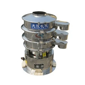 Small all stainless steel 2 deck rotary vibrating screen sieve machine