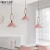 Import Small fresh style pink blue white 3 lights pendant light modern design hanging cafe from China