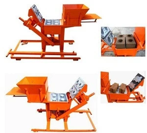Small Manual Clay Brick Making Machine for Home Building QMR2-40 for real manufacturer supply