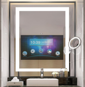 Smart bath mirror with android system 2020