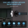 Smart Keyless Fingerprint Door Handle Electronic Drive Lock Easy Installation Door Bedroom Security Lock