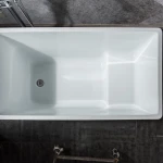 Soaking White Luxury Acrylic Freestanding Sitting Mini Bath tub