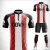 Import soccer kits uniform sublimation soccer jersey custom soccer football training suit from China