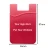 Import Soft Silicone Adhesive Stick-on ID Credit Card Wallet Phone Case Pouch Sleeve Pocket for Most Smart Phones from China