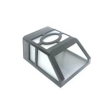 Solar Powered Wall Mount LED Light Outdoor Garden Path Landscape Fence Yard Lamp 100pcs dhl