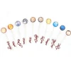 Solar System Planet Hairpins Planet Space Bobby Pin Moon Jupiter Earth Galaxy Space  Hairpins
