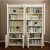 Import Solid wood bookcase display cabinet modern simple study rack oak glass door bookcase from China