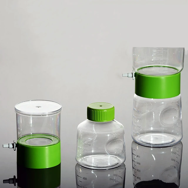 Sorfa science lab equipment 250 ml lab plastic sterile bottle vacuum filtration unit