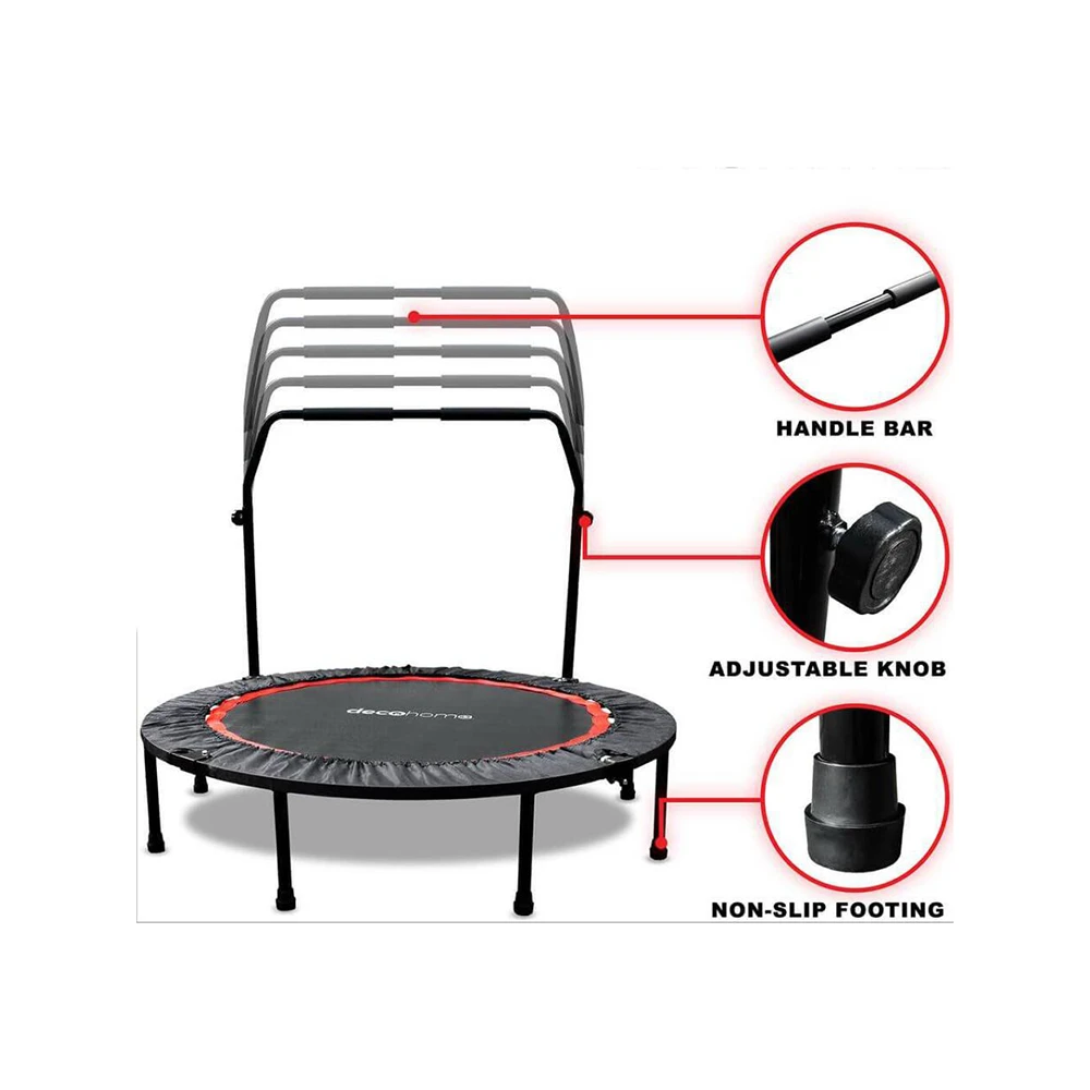 SOUING Wholesale Cheap Indoor Round Trampoline Fitness 48inch Jumping Bed Trampoines