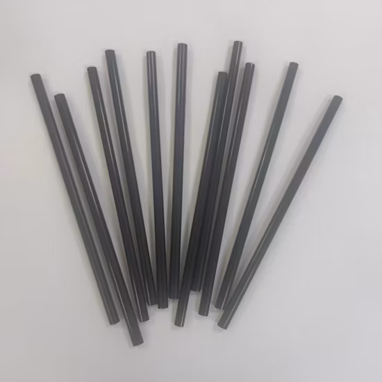 Import High Quality Biodegradable Black Paper Individual Wapped PP Plastic Coffee Juice Straws from China