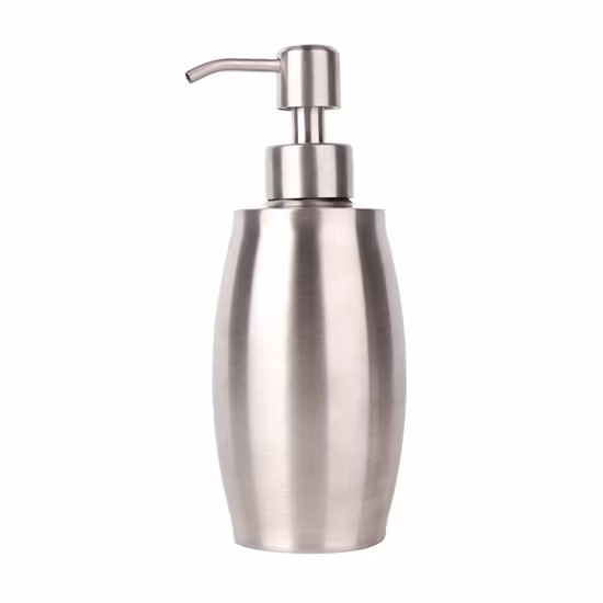 Hot Sale Empty Cosmetic Packaging Liquid Soap Lotion Shampoo Stainless Steel Bottle