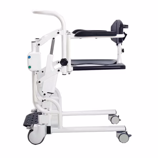 Multifunction Bathroom Shower Commode Electric Patient Transfer Lift Toilet Chair